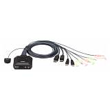 ATEN CS22DP 2-Port USB DisplayPort KVM Switch