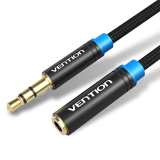 Vention AUDIO 3.5mm M-F Extension Cable Metal 3.0m VAB-B06-B300-M