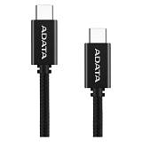 Stick ADATA USB 2.0 Kabel. USB-C Stecker > USB-C Stecker (schwarz. 2 Meter. PD 3.0. QC 3.0. Laden mit bis zu 100 Watt)