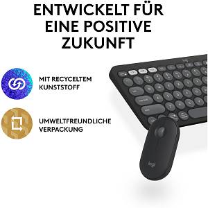 Logitech Pebble Mouse 2 M350s Bluetooth Graphite