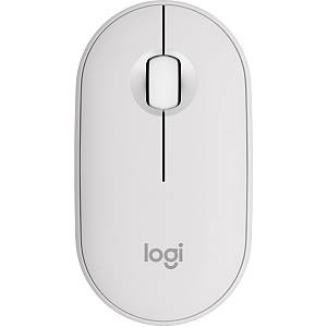 Logitech Pebble M350s Wireless Tonal White