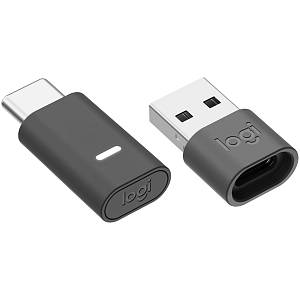 Logitech Zone Vibe Wireless Headset full size Bluetooth wireless USB-C via Bluetooth adapter graphite Certified for Microsoft Teams