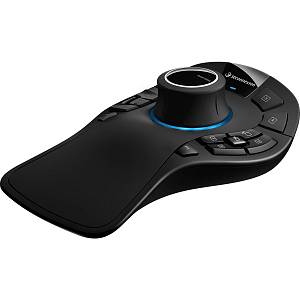 3Dconnexion SpaceMouse Pro Wireless - Bluetooth Edition - 3D mouse - ergonomic - 15 buttons - wireless - Bluetooth, 2.4 GHz, USB-C - USB wireless receiver