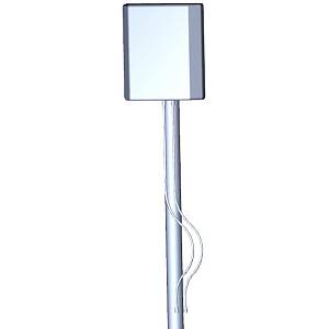 ALLNET GSM-Antenne 4dbi MIMO Flat Patch LTE Antenne 2x7m Kabel ALL19103