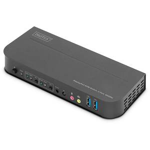 Digitus DS-12850 KVM-Switch 2-Port 4K/60Hz 2x DP > 1x DP/HDMI
