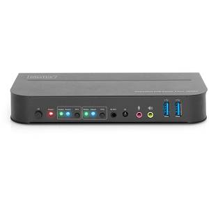 Digitus DS-12850 KVM-Switch 2-Port 4K/60Hz 2x DP > 1x DP/HDMI