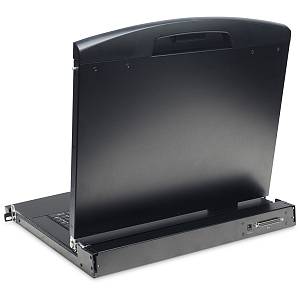 DIGITUS 17 LCD KVM Konsole. 1-Port VGA. deutsche Tastatur