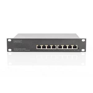 DIGITUS Switch 8-Port Gigabit Managed black