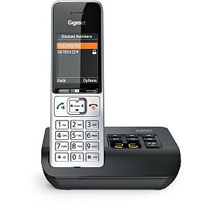 GIGASET COMFORT 500A silver / black 5.8 cm 2.2 Zoll TFT Farbdisplay Anrufbeantworter Freisprechen Telefonbuch Headset Anschluss