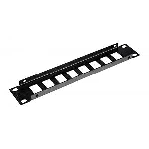 Equip Patchpanel 10 mit Keystone Montage 1U. black