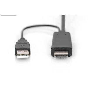 DIGITUS 4K HDMI Adapterkabel - HDMI auf DisplayPort 2m