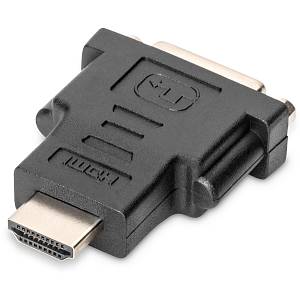 DIGITUS HDMI Adapter HDMI Typ A -> DVI(24+5) St/Bu Polybeutel
