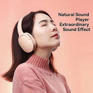 Baseus Wireless Headphones Over Ear Encok D02 Pro v2 Pink