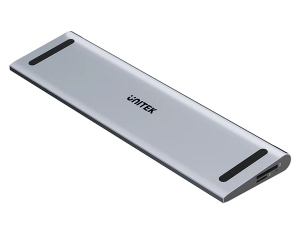 Unitek D1106A USB-C Docking Station & 2-Port KVM 10Gbps Triple Display (Connect 2 PCs to 3 Monitors)