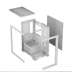 Armaggeddon Aquaron Micro ATX Gaming Case White