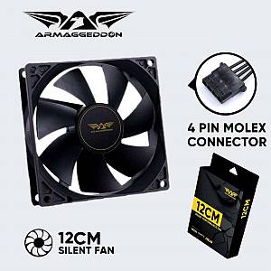 Armaggeddon SILENT-12 Cooling Fan Black