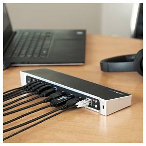D StarTech Triple-Video Laptop Dockingstation - USB 3.0 - Docking Station