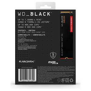 M.2 1TB WD Black SN850X NVMe PCIe 4.0 x 4