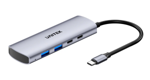 Unitek USB-C Hub 2xUSB-A 2xUSB-C 10Gbps & USB-C Power Port H1112D
