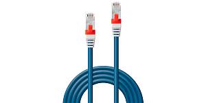 LINDY Patchkabel Cat6(A) SSTP / S/FTP PIMF blau 3.00m 10Gbit