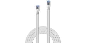 LINDY Patchkabel Cat6A U/FTP Flachband weiß 3.00m