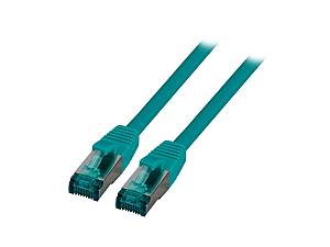 EFB RJ45 Patchkabel S/FTP, Cat.6A, LSZH, 0.25m, grün