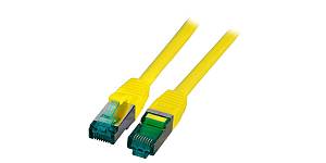 EFB RJ45 Patchkabel S/FTP, Cat.6A, LSZH, 5m, gelb
