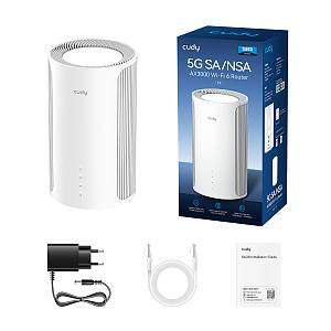 Cudy Router 5G NR CAT6 AX3000 Dual Band Gigabit Wi-Fi 6 Mesh VPN P2