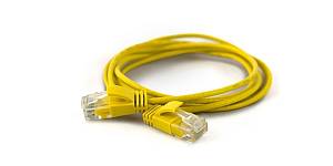 Wantec Patchkabel UTP  CAT6a           d=2,8mm  0,10m gelb
