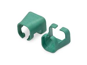 DIGITUS - Cable colour coding clips - for patch cable - green (pack of 100)