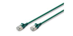 DIGITUS Patchkabel CAT 6A F/FTP Slim 3,00m grün