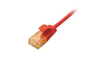 Equip Patchkabel Cat6A SlimFlex U/UTP 5.00m rot  LSZH 2xRJ45 Polybeutel