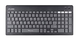 Alcatroz XPLORER GO! BTR 200 Wireless Mini Keyboard 2.4G+BT Slate Black