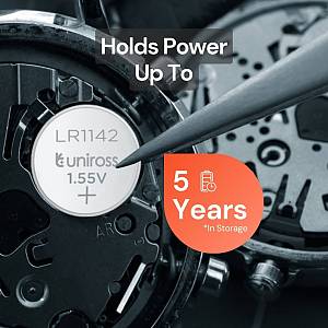 Uniross Alkaline-Coin LR1142 AG12 LR43 Battery (10pack)