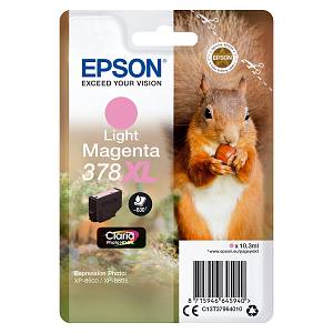 Epson Tinte 378XL C13T37964010 Hellmagenta bis zu 830 Seiten