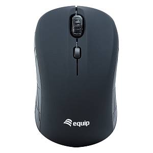 Equip Optische Maus kabellos USB Mini R+L schwarz
