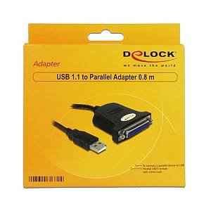 Delock USB 1.1 to Parallel Adapter Cable 0.8 m
