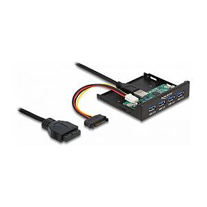 DELOCK Interner 8.89cm 3.5Zoll USB 3.2 Gen 1 Hub 4 Port