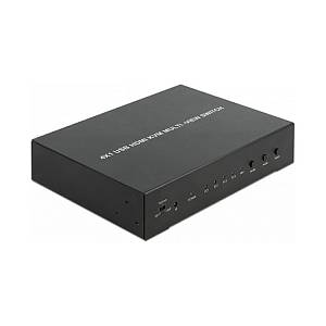 DELOCK KVM 4in1 Multiview Switch 4x HDMI mit USB 2.0