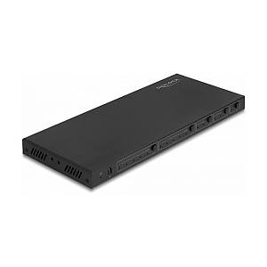 DELOCK HDMI Matrix Switch 4 x HDMI in zu 2 x HDMI out 4K 60 Hz mit Audio Extraktor