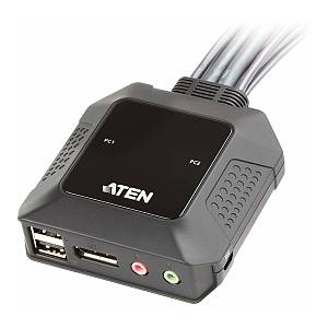 ATEN CS22DP 2-Port USB DisplayPort KVM Switch