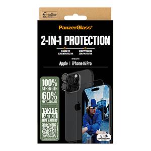 PanzerGlass 2-in-1 Bundle iPhone 16 Pro