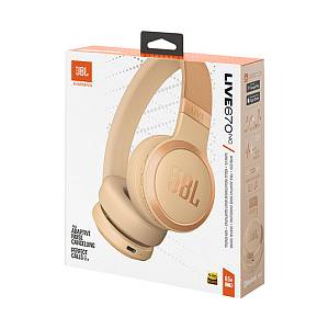 JBL Live 670 NC Bluetooth On-Ear-Headphones sandstone