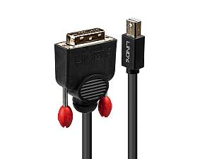 Mini DisplayPort to DVI-D Cable, black, 2m