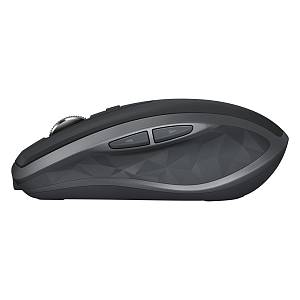 Logitech MX Anywhere 2S Mouse laser 7 buttons wireless 2.4 GHz Bluetooth 4.0 LE USB Unifying receiver graphite