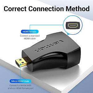 Vention HDMI Adaptor Female to Micro HDMI Male AITB0