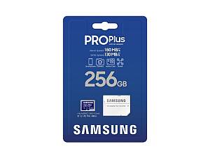 SD MicroSD Card 256GB Samsung SDXC PRO Plus (2023)(CL10) retail