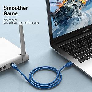 Vention NETWORK Cable CAT6 UTP 1.0m Blue IBELF