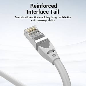Vention NETWORK Cable CAT6A SFTP 1.0m Grey IBHHF