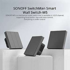 Sonoff M5 UK 1C ( 1 Button ) WiFi Smart Wall Mechanical Switch